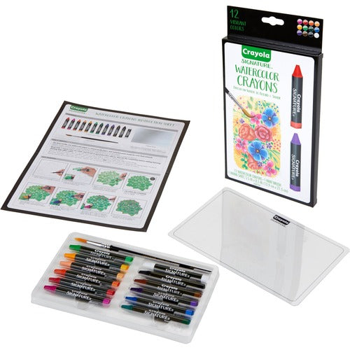 Crayola CYO533500 Signature Premium Watercolor Crayons