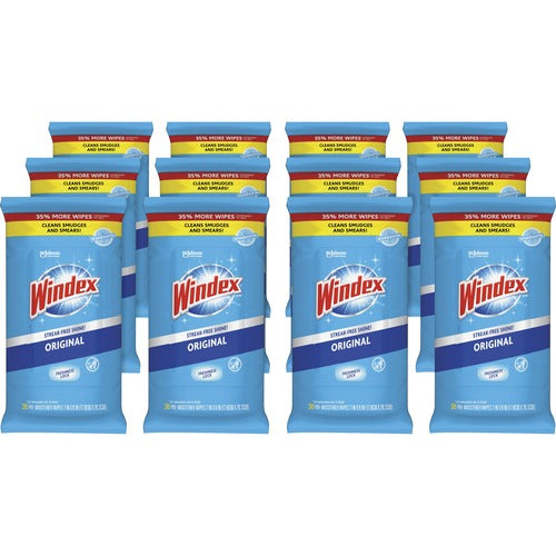 Windex® SJN319251CT Glass & Surface Wipes
