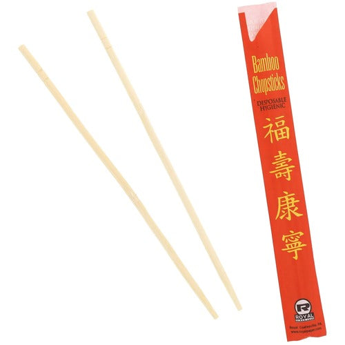 AmerCare EGS054000 Royal 9" Bamboo Chopsticks