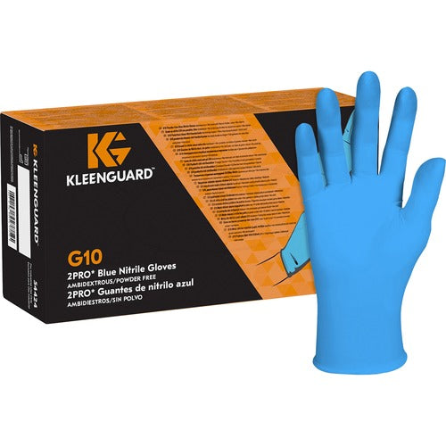 Kleenguard KCC54424 G10 Blue Nitrile Gloves