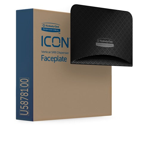 Kimberly-Clark Professional KCC58781 ICON Standard Roll Vertical Toilet Paper Dispenser Faceplate