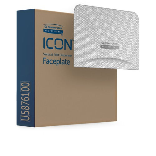 Kimberly-Clark Professional KCC58761 ICON Standard Roll Vertical Toilet Paper Dispenser Faceplate