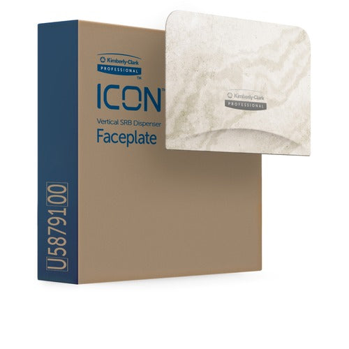 Kimberly-Clark Professional KCC58791 ICON Standard Roll Vertical Toilet Paper Dispenser Faceplate