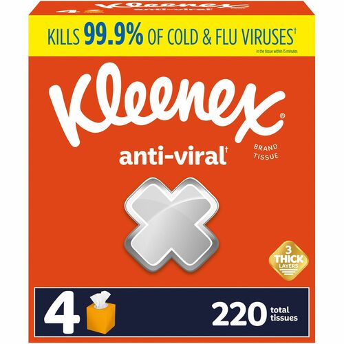 Kleenex KCC54506CT Anti-viral Facial Tissue