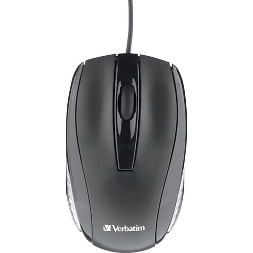Verbatim VER70733 Corded Optical Mouse - Black