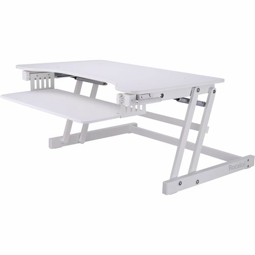Rocelco RCLRADRW ADR 32" Adjustable Desk Riser with EVR