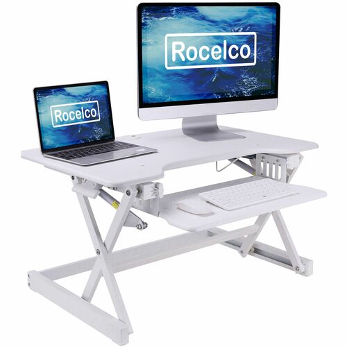 Rocelco RCLREADRW EADRW- Sit Stand Desk Riser