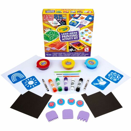 Crayola CYO046941 Less Mess Paint Set