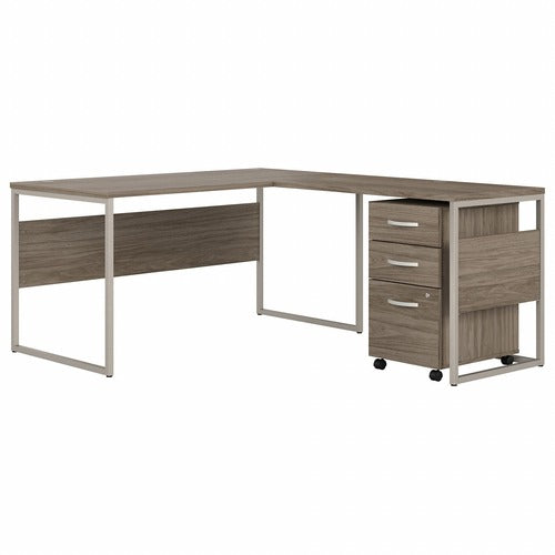 Bush Business Furniture BSHHYB029MHSU Hybrid Collection Hickory Desking