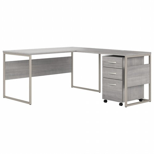 Bush Business Furniture BSHHYB029PGSU Hybrid Platinum Gray Desking
