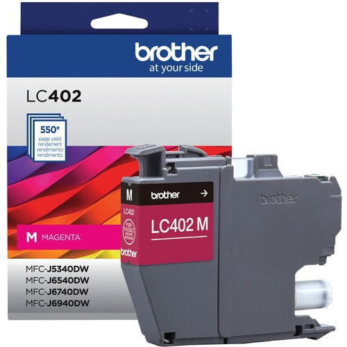 Brother BRTLC402MS LC402MS Original Inkjet Ink Cartridge - Magenta - 1 Each