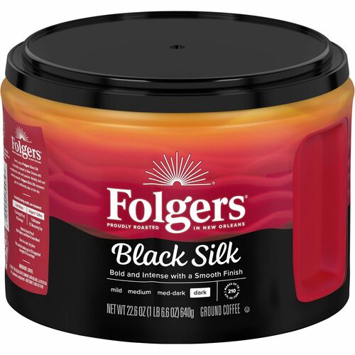 Folgers® FOL30439 Ground Black Silk Coffee