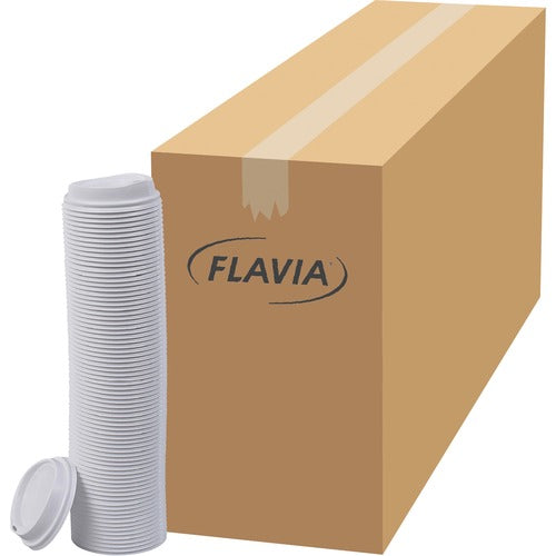 Flavia LAV25200019 10 oz Hot Beverage Paper Cup Lids