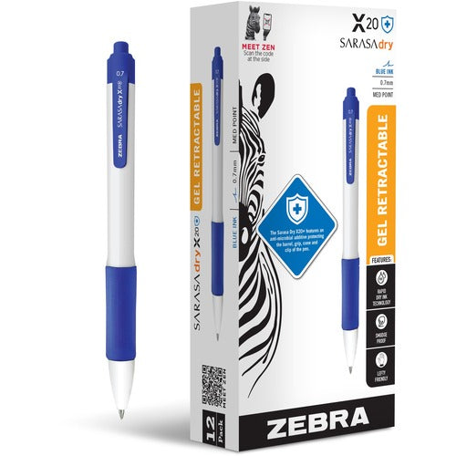 Zebra ZEB41620 SARASA dry X20+ Retractable Gel Pen