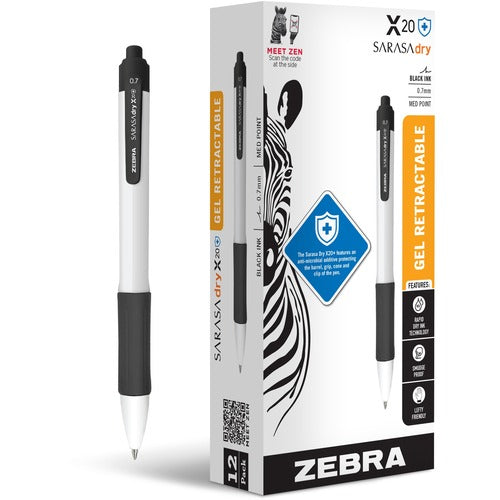 Zebra ZEB41610 SARASA dry X20+ Retractable Gel Pen