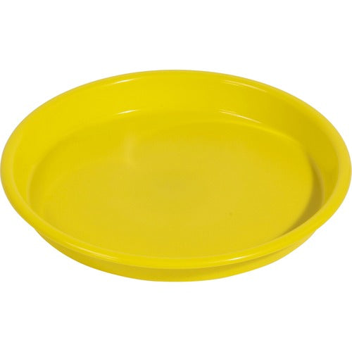 Deflecto DEF39514YEL Kids Antimicrobial Round Craft Tray