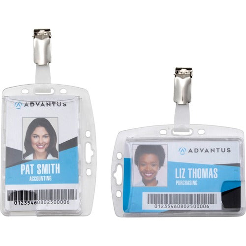 Advantus AVT76130 Plastic ID Card Holders