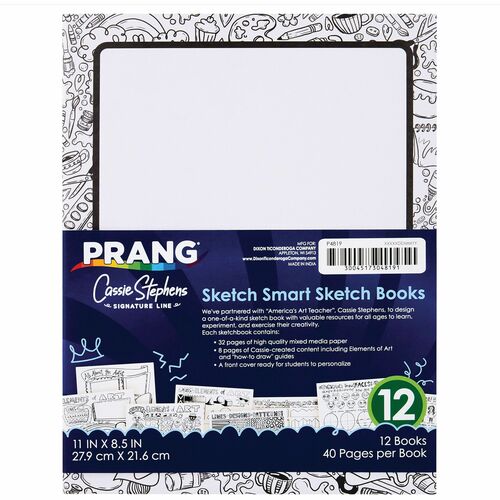 Prang PACP4819 Sketch Smart Sketch Book
