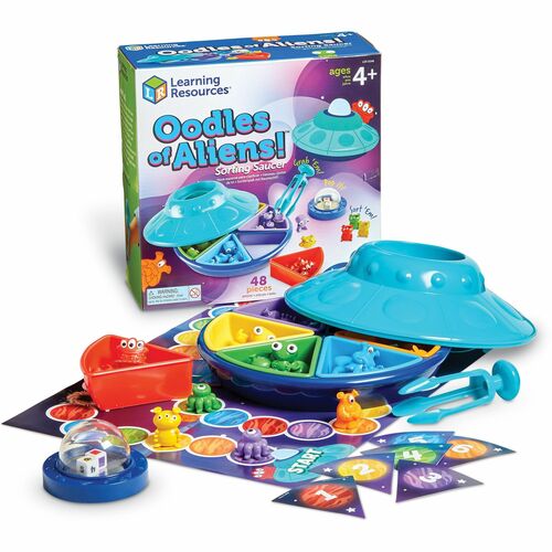 Learning Resources LRNLER5546 Oodles of Aliens Sorting Saucer