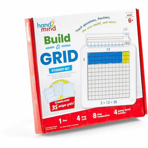 Learning Resources LRNH2M92427 Hand2Mind Math Grid Activity Set
