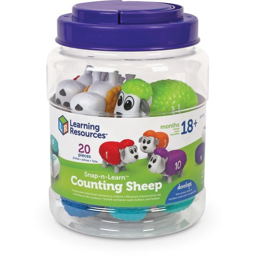 Learning Resources LRNLER6712 Snap-n-Learn Counting Sheep