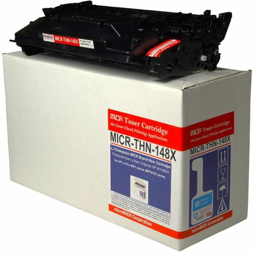 microMICR MCMMICRTHN148X MICR High Yield Laser Toner Cartridge 148X, 148A (W1480A) - Black - 1 Each