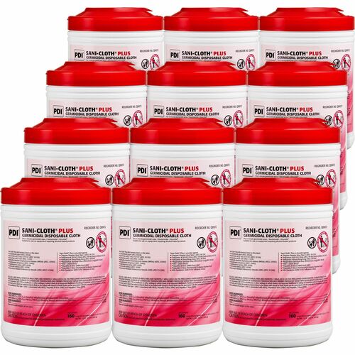 PDI PDIQ89072CT Sani-Cloth Plus Germicidal Disposable Cloth