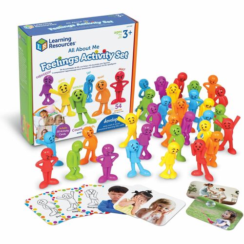 Learning Resources LRNLER3368 All About Me Feelings Activity Set