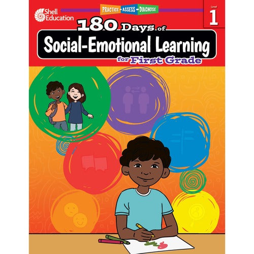 Shell Education SHL126957 180 Days of Social-Emotional Learning for Kindergarten Printed Book by Kris Hinrichsen, Kayse Hinrichsen