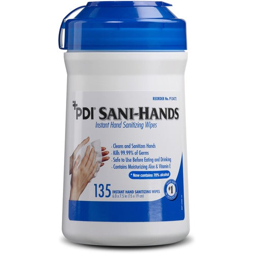 PDI PDIP13472 Sani-Hands Instant Hand Sanitizing Wipes