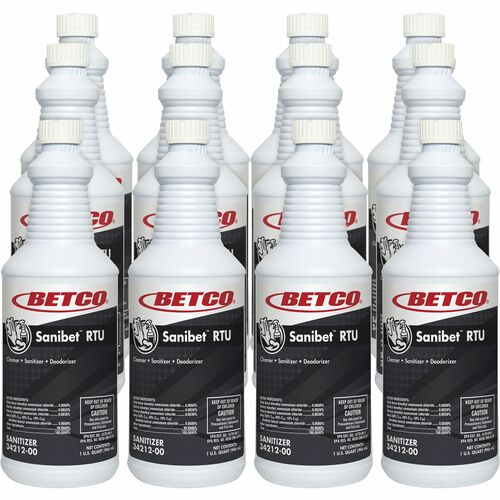 Betco BET3421200CT Sanibet RTU Cleaner