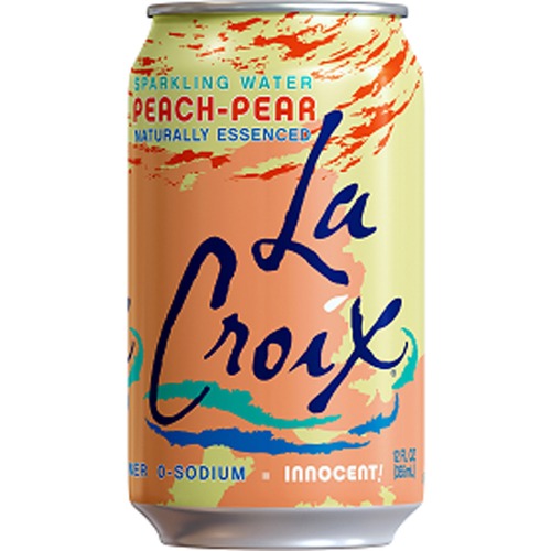 LaCroix LCX40102 Peach-Pear Flavored Sparkling Water