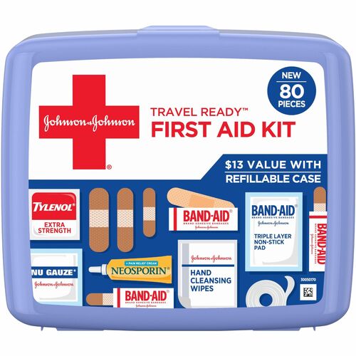 Johnson & Johnson JOJ202068 Travel Ready First Aid Kit