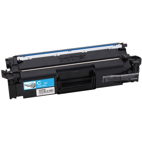 Brother BRTTN810XLC TN810XLC Original High Yield Laser Toner Cartridge - Cyan - 1 Each