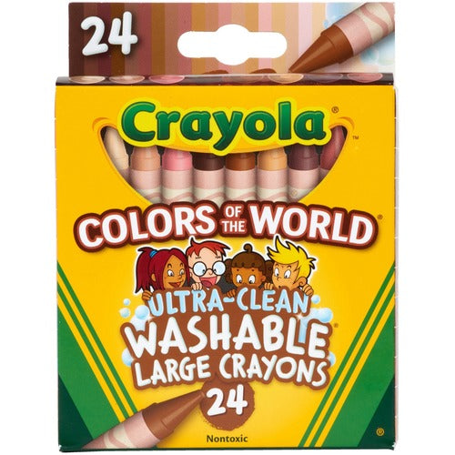 Crayola CYO520134 Ultra-Clean Washabe Large Crayons