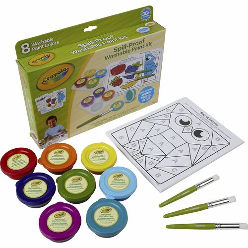 Crayola CYO811518 Spill Proof Washable Paint Set