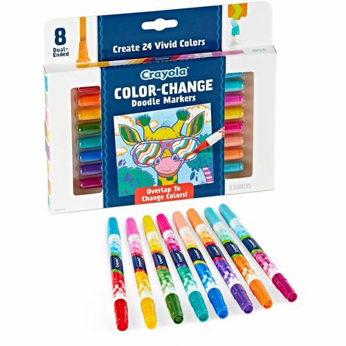 Crayola CYO588315 Color Change Doodle Markers