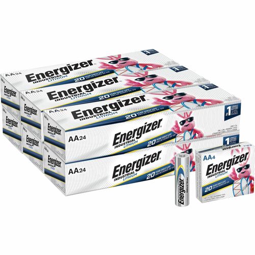 Energizer EVELN91CT Industrial AA Lithium Battery 4-Pack