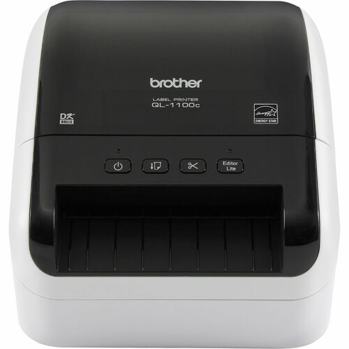 Brother BRTQL1100C QL-1100C Desktop Direct Thermal Printer - Monochrome - Label Print - USB