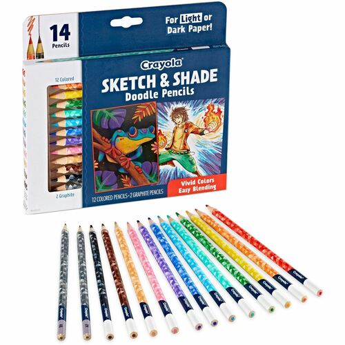 Crayola CYO682116 Sketch & Shade Doodle Pencils