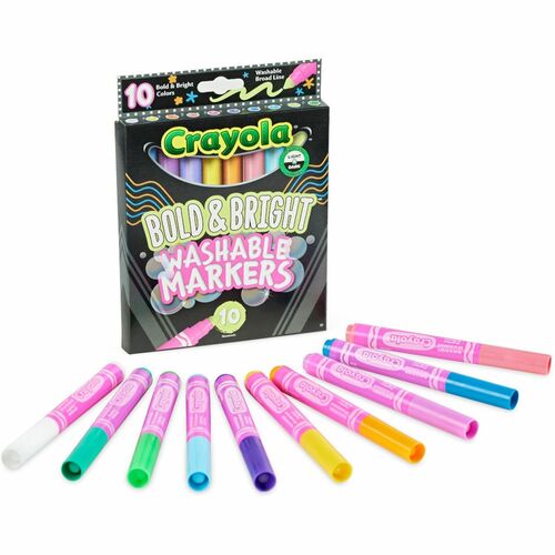 Crayola CYO587735 Bright/Bold Broad Line Markers