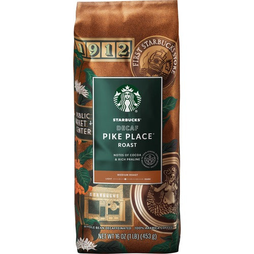 Starbucks® SBK12540222 Pike Place Decaf Whole Bean Coffee