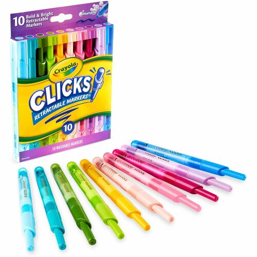 Crayola CYO588373 Clicks Retractable Markers