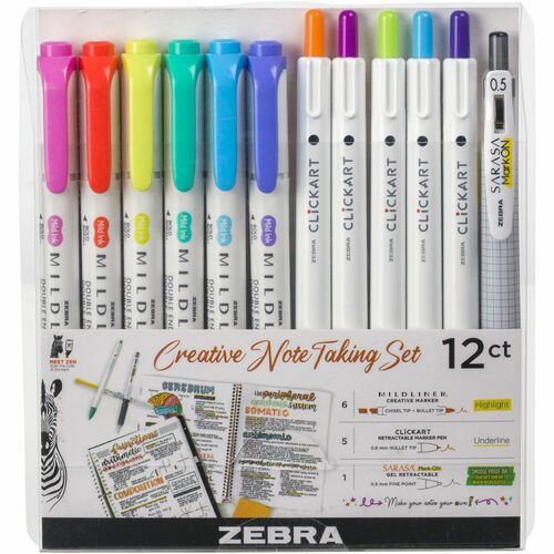 Zebra ZEB12012 Creative Note Taking Set