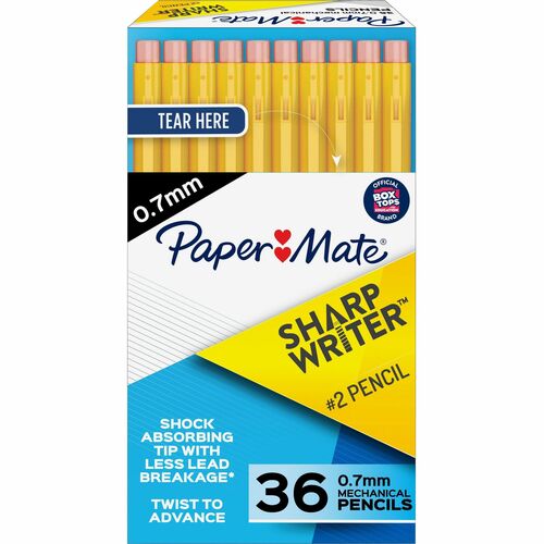 Paper Mate PAP1921221C SharpWriter Mechanical Pencils, 0.7mm, HB #2 led