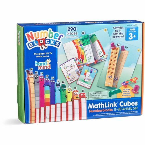 Learning Resources LRN94477 MathLinks Cubes Early Activity Set