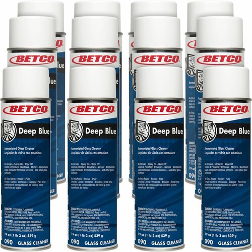 Betco BET0902300CT Deep Blue Glass & Surface Cleaner
