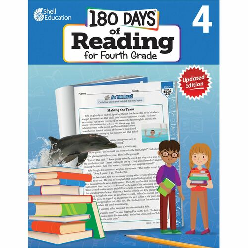 Shell Education SHL135046 180 Days of Reading for Third Grade, 2nd Edition Printed Book