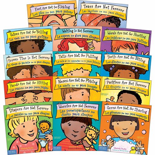 Shell Education SHL685193 Best Behavior Series (Bilingual Board books) 14-Book Set Printed Book