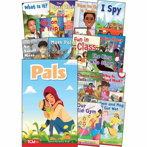 Shell Education SHL145498 Decodable Books Grade 1 Set 1: 15-Book Set Printed Book